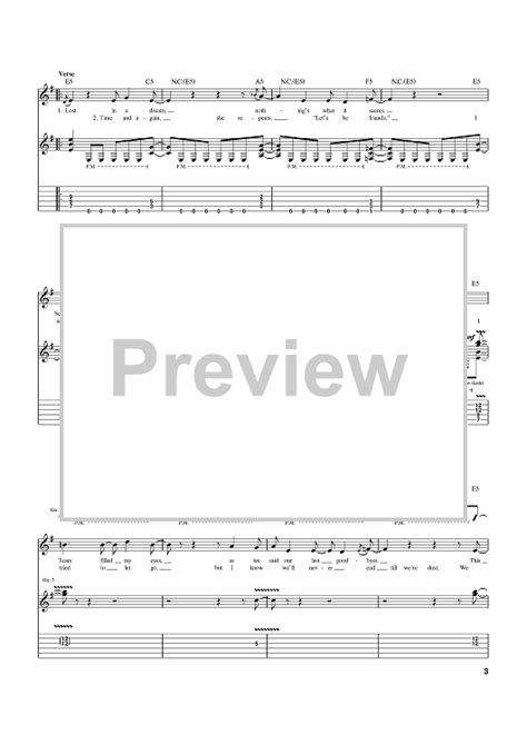 Trust Sheet Music By Megadeth For Guitar Tab Sheet Music Now