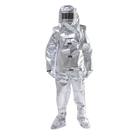 Solas Approved Aluminum Fire Fighting Suit Aluminized Clothing For Fire