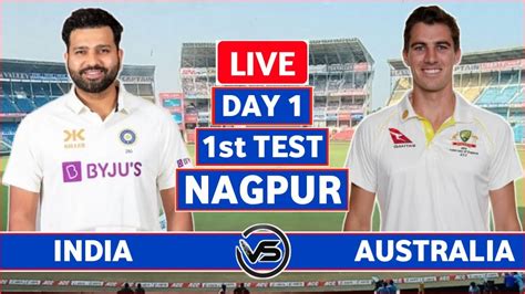 India Vs Australia 1st Test Day 1 Live Ind Vs Aus 1st Test Live Scores And Commentary Youtube