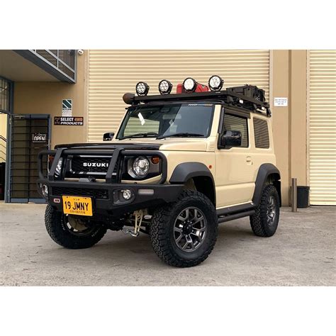 SUZUKI JIMNY (2018-CURRENT) SLIMLINE II ROOF RACK / TALL - BY FRONT RU ...