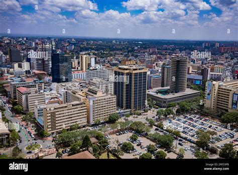 Kenyas Capital City Nairobi City County Skyline Skyscrapers Travel ...