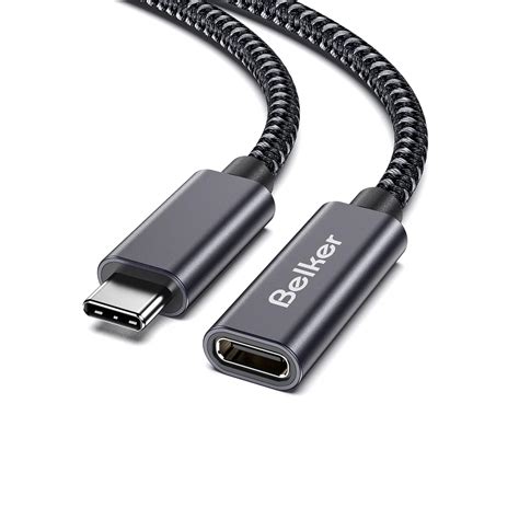 USB C Verlängerung Belker USB3 2 Typ C Stecker Buchse Verlängerung 100W