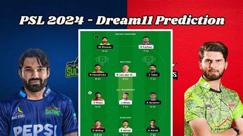 LAH Vs MUL Dream11 Prediction LAH Vs MUL Dream11 Team Dream11 PSL