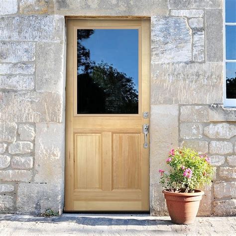 Exterior Wooden Doors With Glass Panels