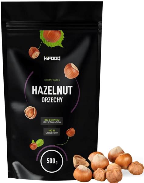 Hifood Orzechy Laskowe Łuskane Całe Hazelnut 500g Ceny i opinie