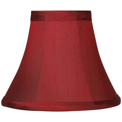 Deep Red Small Bell Lamp Shade 3x6x5 (Clip-On) - #20434 | Lamps Plus