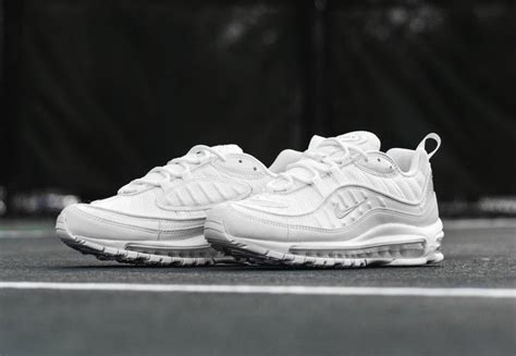 Nike Air Max 98 Triple White 640744 106 Release Info Sneakerfiles