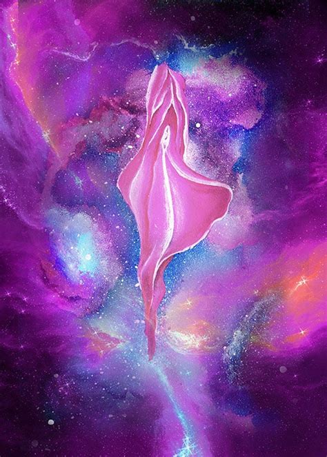 Digital Cosmic Vulva Yoni Art Sacred Sexuality Etsy Australia