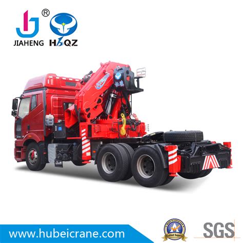 HBQZ Durable 30 Ton Lorry Mounted Crane Articulated Mobile Crane Truck