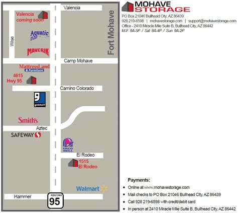 Mohave Storage Fort Mohave Locations