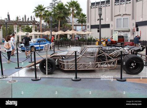 Flip Car Fast And Furious 6 On Display At Universal Studios Hollywood