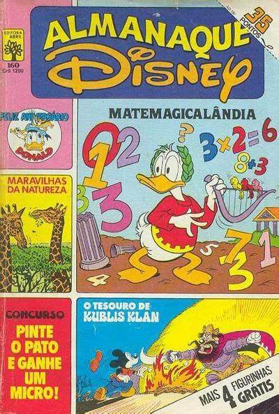 Cover For Almanaque Disney Editora Abril 1970 Series 160 Comic