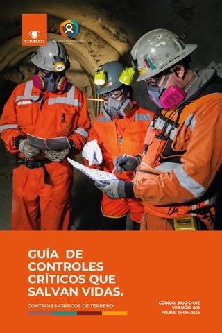 Gu A De Controles Cr Ticos Que Salvan Vidas By Mi Codelco Issuu