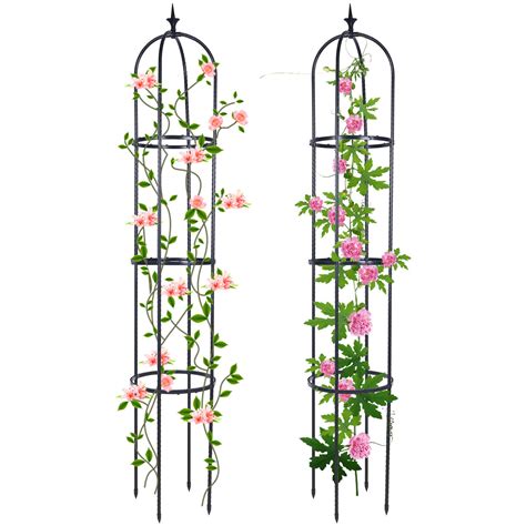 Buy Trellis For Climbing S Outdoor Deaunbr Garden Support Tall Tower