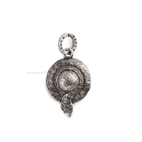 Charm Donna Isola Bella Nude Argento Argento Brunito
