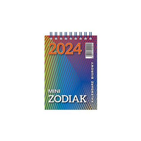 Kalendarz Biurkowy Pionowy Mini Zodiak H7 Rok 2025 Kalendarze