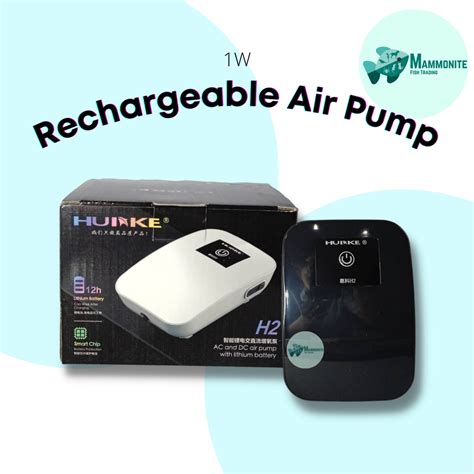 Huike AC DC Rechargeable Air Pump H2 12 Hours With Lithium Battery 1