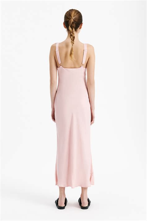Nude Lucy Harlow Cupro Slip Dress Guava Stylerunner