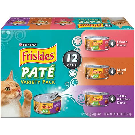 Purina Friskies Classic Pate Variety Pack Adult Wet Cat Food Packs