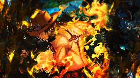 One Piece Portgas D Ace Wallpaper By Knotshoxtm On Deviantart