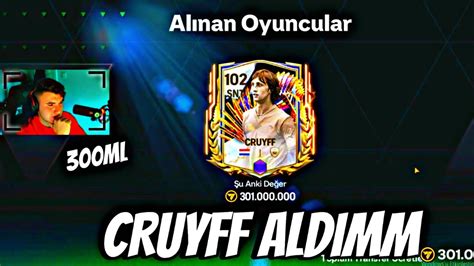 102 CRUYFF ALDIMM FC MOBİLE 24 PAKET AÇILIMI YouTube