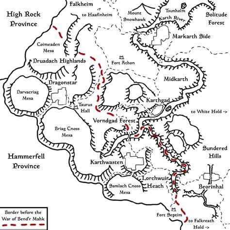 Tamriel Data Map Of The Reach The Unofficial Elder Scrolls Pages UESP