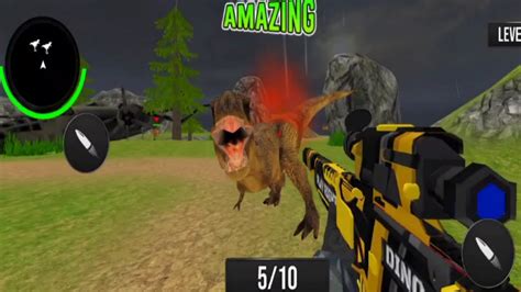 Jungle Dino Hunting Gun Games Android Gameplay Part Baxstech