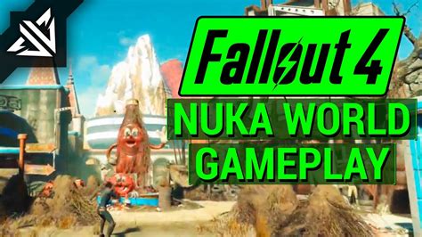 FALLOUT 4 Nuka World DLC First 60 Minutes Gameplay Overview Nuka