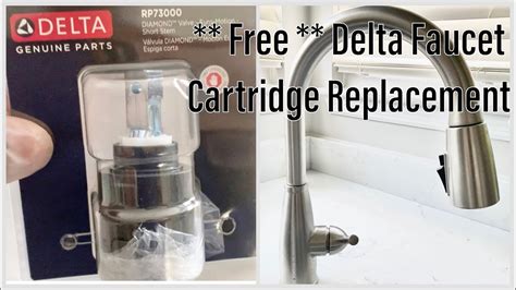 Free 0 Single Handle Pull Down Kitchen Rp73000 Delta Faucet Cartridge Replacement Youtube