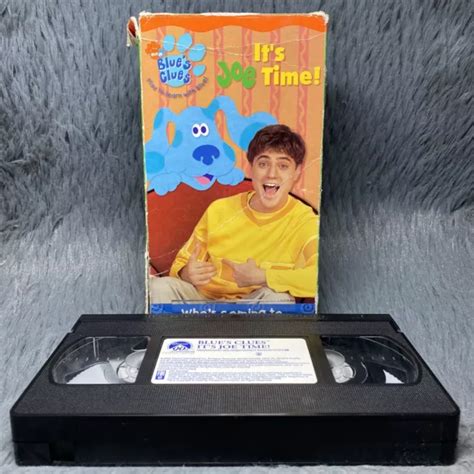 Nick Jr Blues Clues Its Joe Time Vhs 2002 Nickelodeon 2 Episodes Season