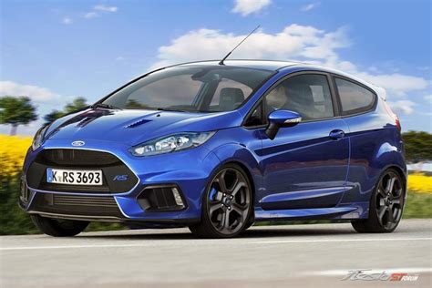 2017 Ford Fiesta RS 3-door rendered