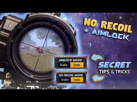 Zero Recoil Secret Trick Lock Your Aim Like A Pro In PUBG Mobile On