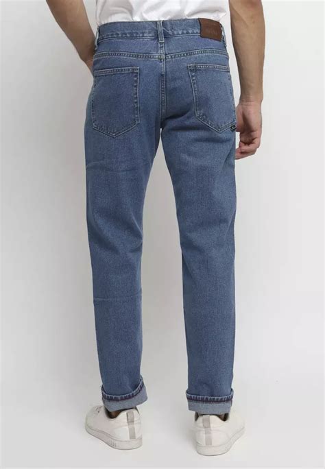 Jual Papperdine Papperdine Jeans Straight Fit Oz Selvedge Accent