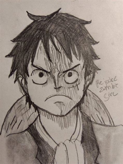 Luffy Sketch One Piece Amino