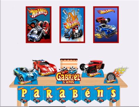 Kit Festa Em Casa Hot Wheels Elo7 Produtos Especiais