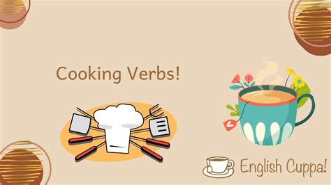 Cooking Verbs YouTube