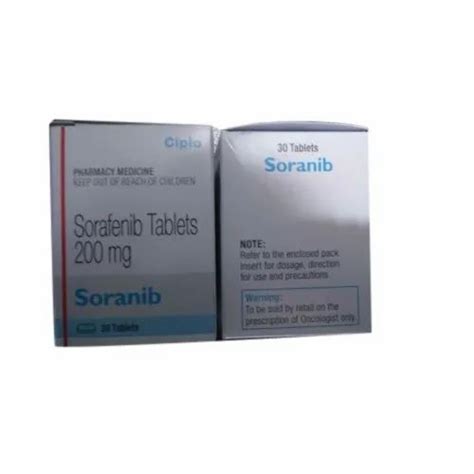 Sorafenib Soranib Mg Tablet Packaging Size Tablets At Rs