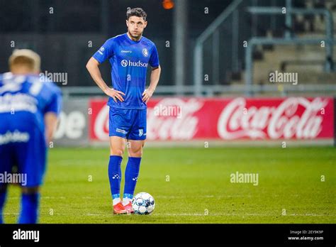 EUPEN BELGIUM MARCH 3 Roman Yaremchuk Of KAA Gent During The Crocky