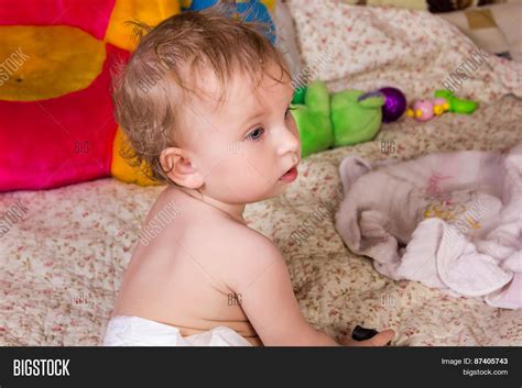 Cute Blonde Baby Girl Image Photo Free Trial Bigstock