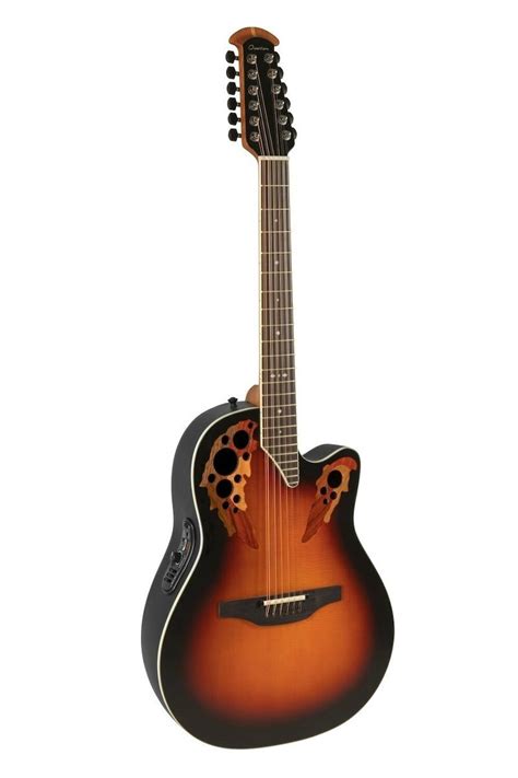 Ovation 12χορδη Ηλεκτροακουστική Κιθάρα Pro Series Cutaway 2758AX-NEB-G ...