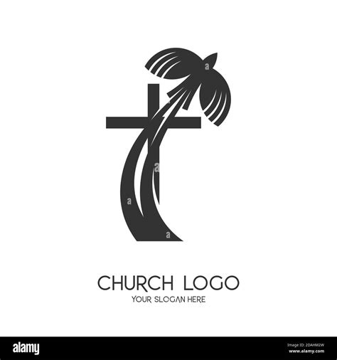 Church Logo Christian Symbols The Cross Of Jesus Christ And The