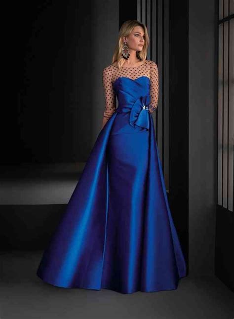 45 Vestidos De Noche Azul Rey Para Brillar Como Invitada Vestidos De