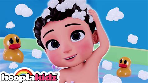 Baby Bath Song Nursery Rhymes And Kids Songs By Hooplakidz Youtube