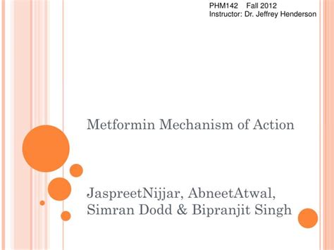 PPT - Metformin Mechanism of Action PowerPoint Presentation, free ...