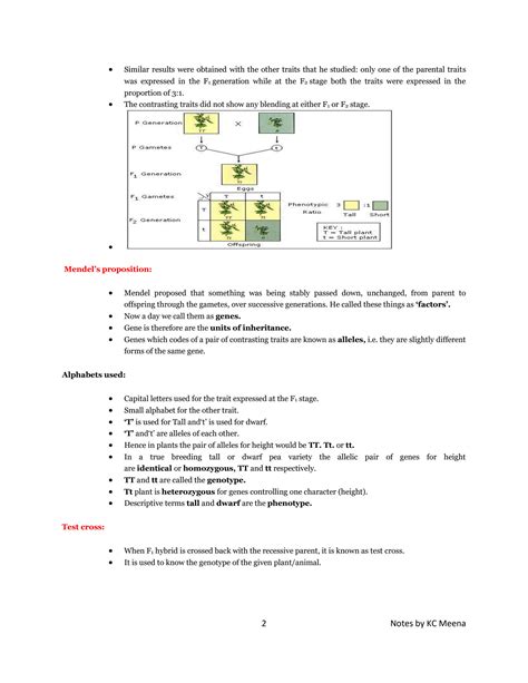 SOLUTION Ch 5 Principles Of Inheritance And Variation Studypool