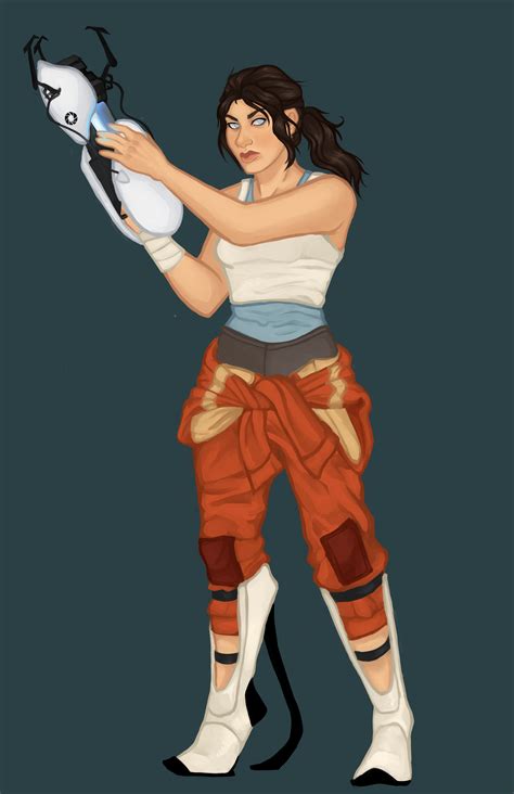 Chell Fanart I Did Rportal