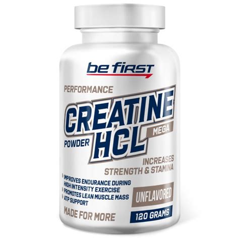 Креатин гидрохлорид Be First Creatine HCL Powder 120 гр натуральный