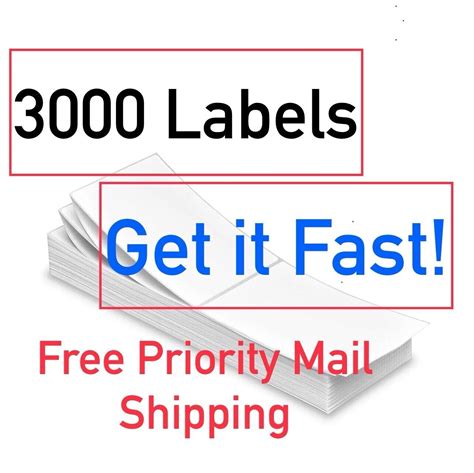 3000 4x6 Fanfold Direct Thermal Shipping Labels Perforated Label Ebay