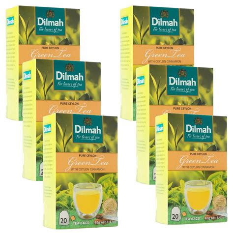 Amazon Dilmah Pure Ceylon Cinnamon Flavored Green Tea Tea