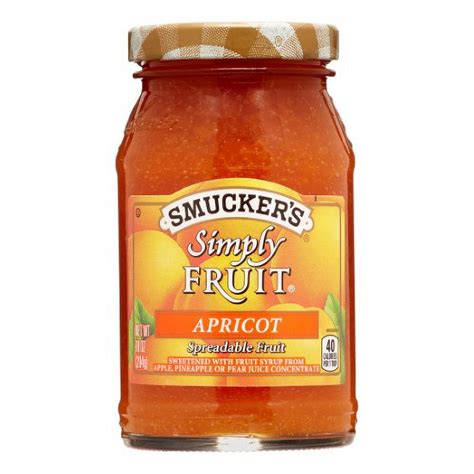 Smuckers Simply Apricot Spread 10 Ounce Pack Of 4